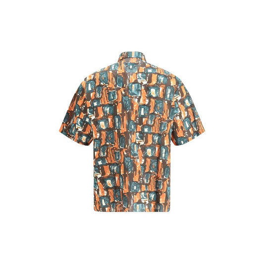 Prada Batista Squared Shirt Prada Dim Gray