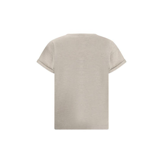 Brunello Cucinelli cashmere glitter T-shirt Brunello Cucinelli Gray