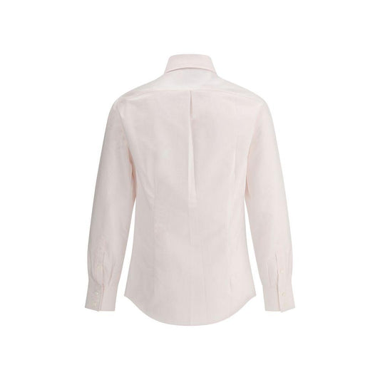 Brunello Cucinelli Striped Shirt Brunello Cucinelli Light Gray