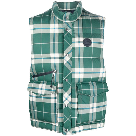 Woolrich Green Polyester Vest Woolrich Slate Gray