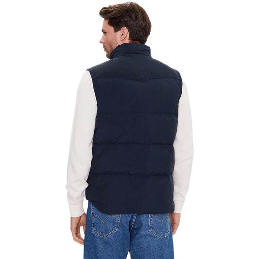 Woolrich Blue Polyester Vest Woolrich Light Gray