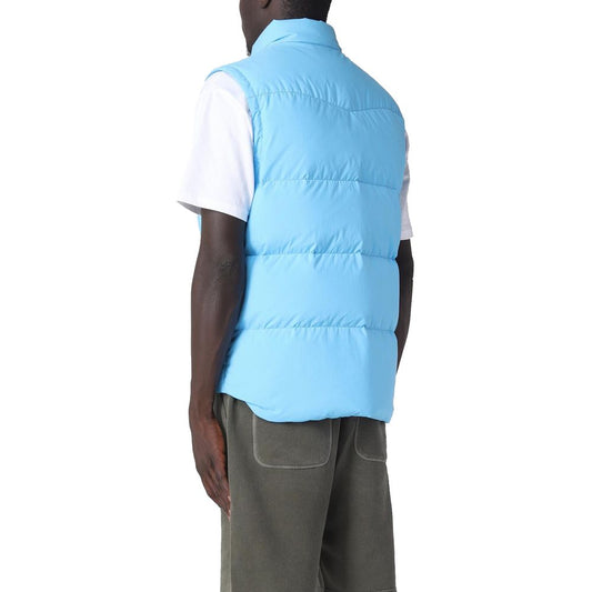 Woolrich Light Blue Polyester Vest Woolrich Sky Blue
