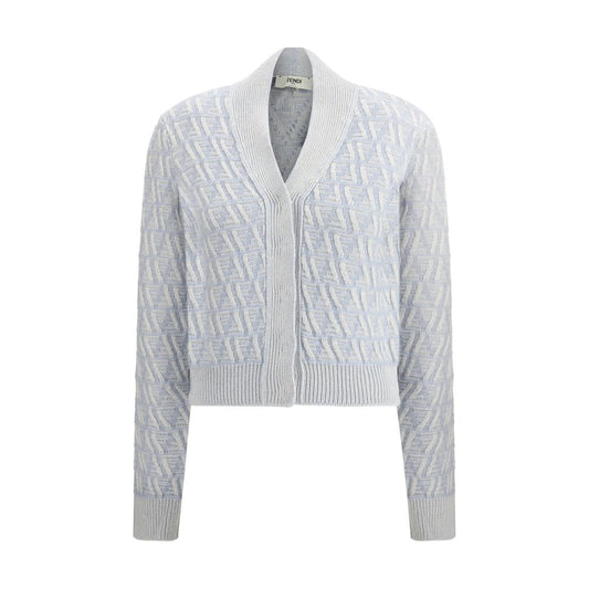 Fendi Silk Cardigan Fendi Gray