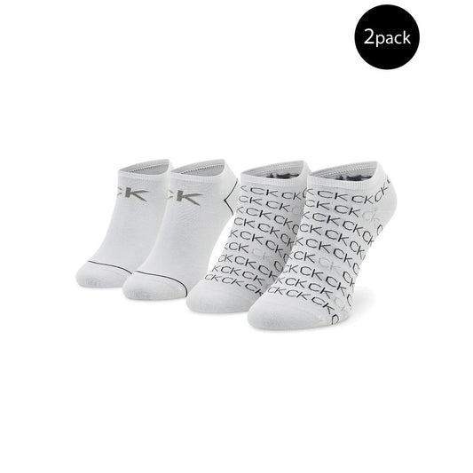 Calvin Klein White Cotton Tights & Sock Calvin Klein Light Gray