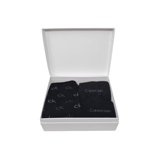 Calvin Klein Black Cotton Tights & Sock Calvin Klein Black