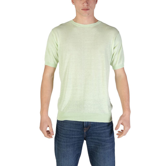 Hamaki-Ho Green Cotton T-Shirt Hamaki-Ho Light Gray