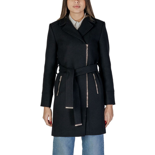 Morgan De Toi Black Wool Jackets & Coat Morgan De Toi Black