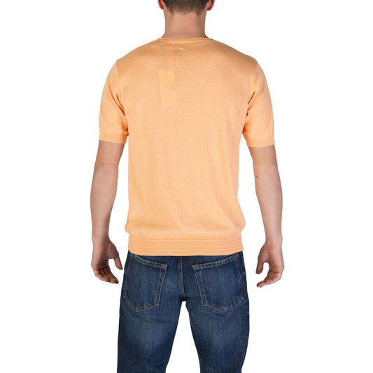 Hamaki-Ho Orange Cotton T-Shirt Hamaki-Ho Dark Slate Gray