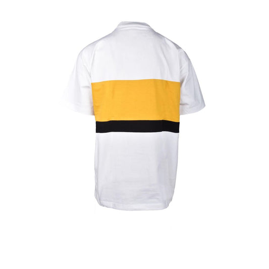 Diesel White Cotton Sweater Diesel Lavender