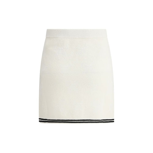 Self-Portrait Midi Skirt Self-Portrait Antique White