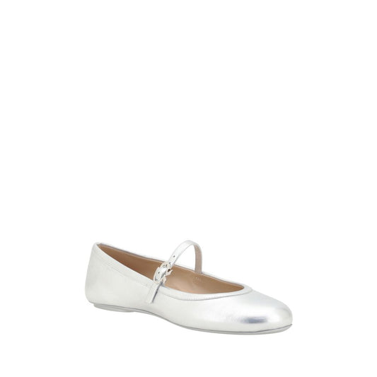 Gianvito Rossi Carla Ballerinas Gianvito Rossi Light Gray