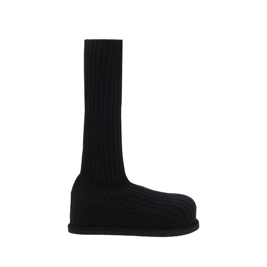 Amina Muaddi Veneda Stretch Boots Amina Muaddi Black
