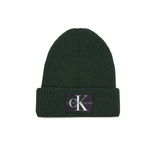 Calvin Klein Jeans Green Cotton Hats & Cap Calvin Klein Jeans Dark Slate Gray