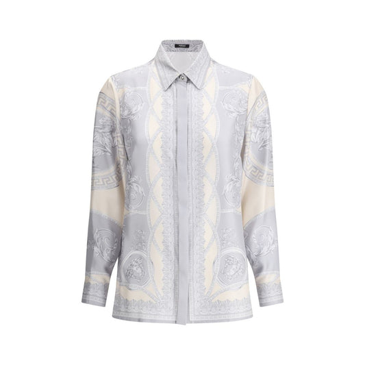 Versace Barocco Shirt Versace Light Gray
