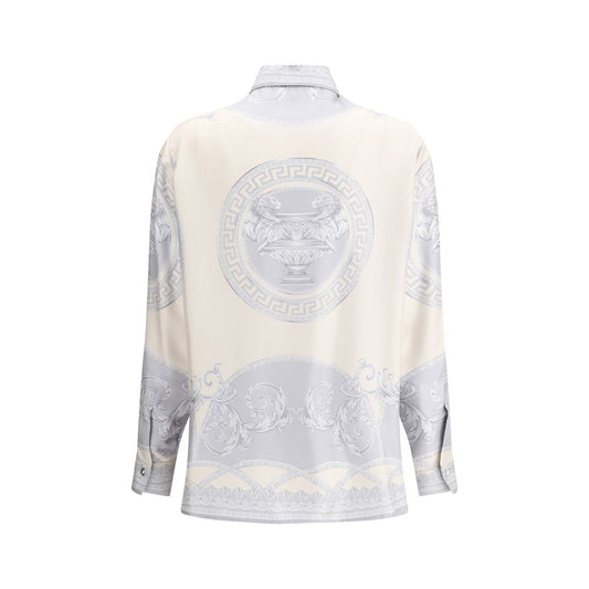Versace Barocco Shirt Versace Light Gray