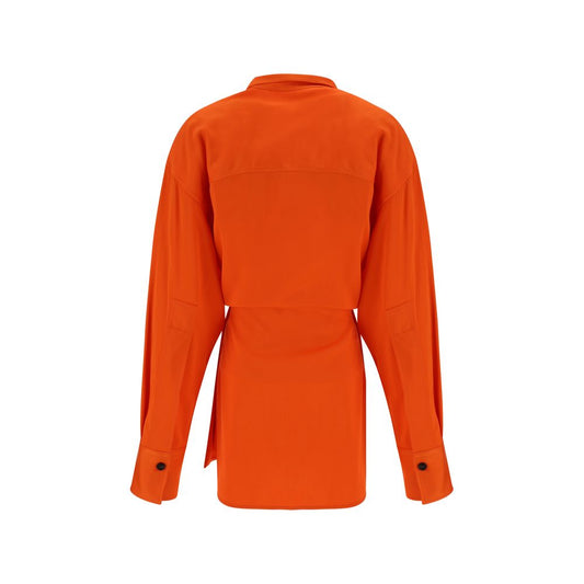 Ferragamo Shirt Ferragamo Orange Red