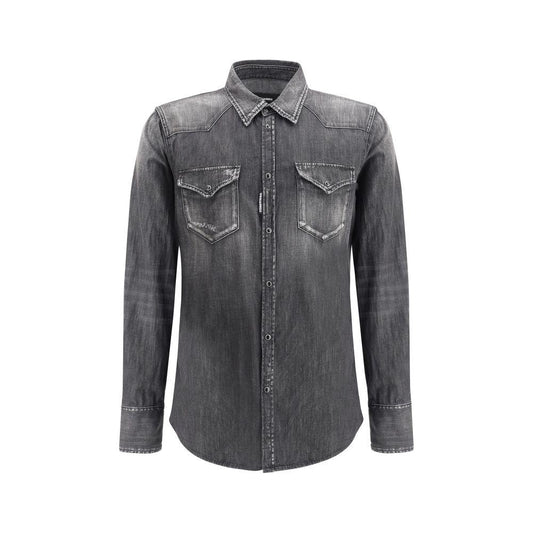Dsquared² Classic Western Shirt Dsquared² Dark Slate Gray