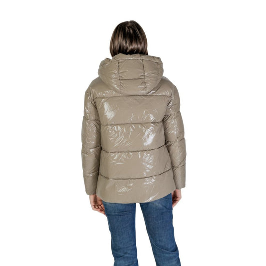 Blauer Beige Polyamide Jackets & Coat Blauer Rosy Brown