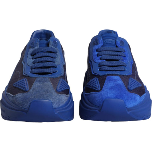 Dolce & Gabbana Dolce & Gabbana Blue Leather Daymaster Low Top Sneakers Shoes MV6588-40 1728,67345645728,Blue,Dolce & Gabbana,EU40/US7,Material: 60% Calf Leather 30% Nylon 1% PVC 1% Elastane,Men,Men - Shoes,New with tags,Shoes,Sneakers - Men - Shoes