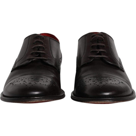 Dolce & Gabbana Dolce & Gabbana Black Calfskin Leather Derby Men Dress Shoes MV6612-45 1728,67345645728,Black,Dolce & Gabbana,EU45/US12,Formal - Men - Shoes,Material: 100% Calf Leather,Men,Men - Shoes,Preowned / Defect,Shoes