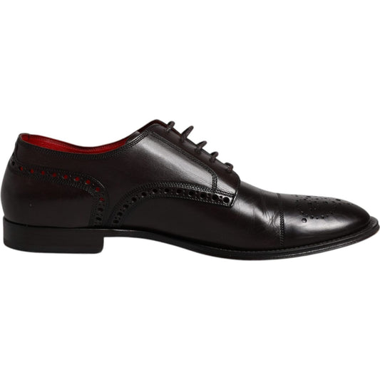 Dolce & Gabbana Dolce & Gabbana Black Calfskin Leather Derby Men Dress Shoes MV6612-45 1728,67345645728,Black,Dolce & Gabbana,EU45/US12,Formal - Men - Shoes,Material: 100% Calf Leather,Men,Men - Shoes,Preowned / Defect,Shoes
