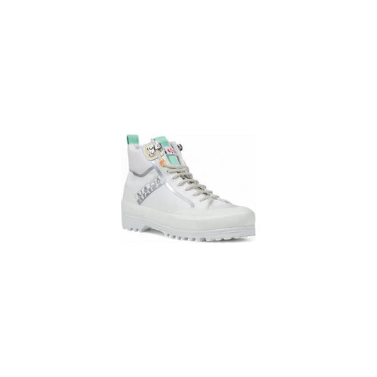 Superga White Fabric Sneaker