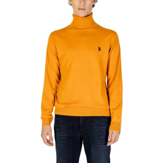 U.S. POLO ASSN. Orange Cotton Sweater
