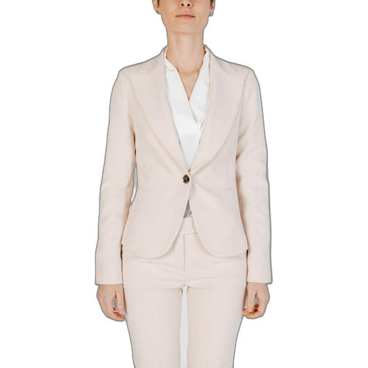 Rinascimento Beige Polyester Suits & Blazer