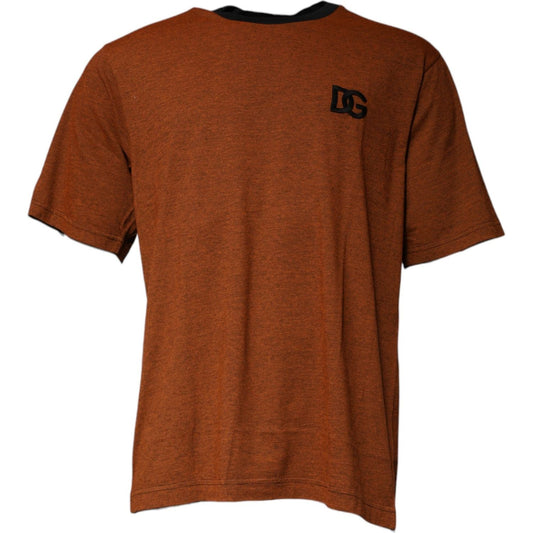 Dolce & Gabbana Dolce & Gabbana Brown DG Logo Cotton Crew Neck T-shirt TSH87577-44 1728,67345645728,Brown,Clothing,Dolce & Gabbana,IT44 | XS,IT46 | S,IT54 | XL,Material: 100% Cotton,Men,Men - Clothing,New with tags,T-Shirts - Men - Clothing