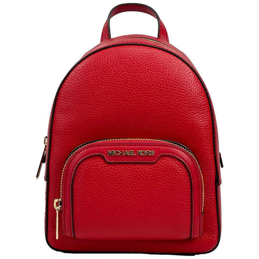 Michael Kors Michael Kors Jaycee Mini XS Leather Zip Pocket Backpack Red 91893 1728,67346104480,Backpacks - Women - Bags,Bags,Michael Kors,New with tags,Women - Bags