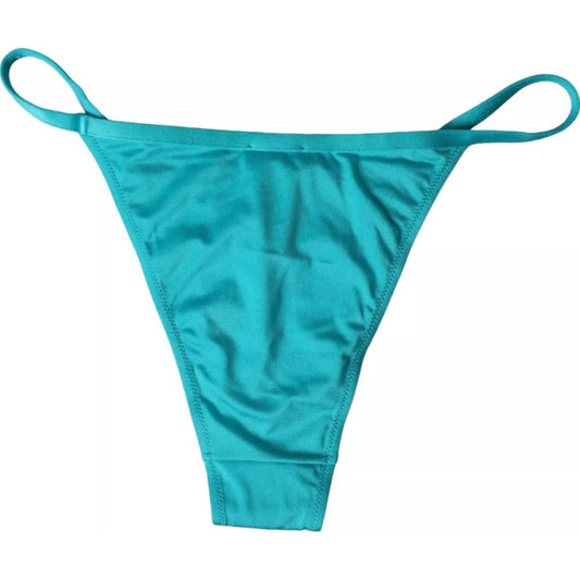 Dolce & Gabbana Blue Green Nylon Beachwear Swimwear Bottom Bikini Dolce & Gabbana Light Sea Green