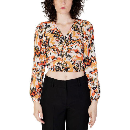 Only Only Orange Polyester Shirt ON-11458700125-IT42|M 1728,71956299936,Clothing,IT42|M,IT44|L,New with tags,Only,Orange,Shirts - Women - Clothing,Women,Women - Clothing