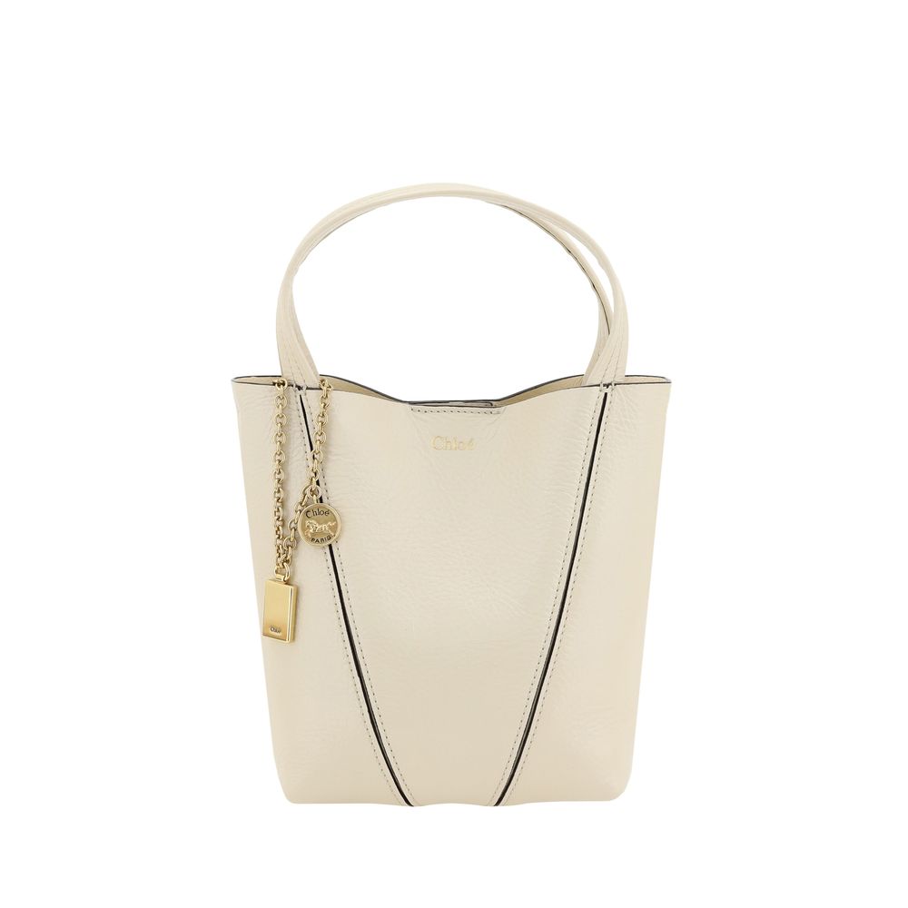 Front view with bag zipped and handles upright.