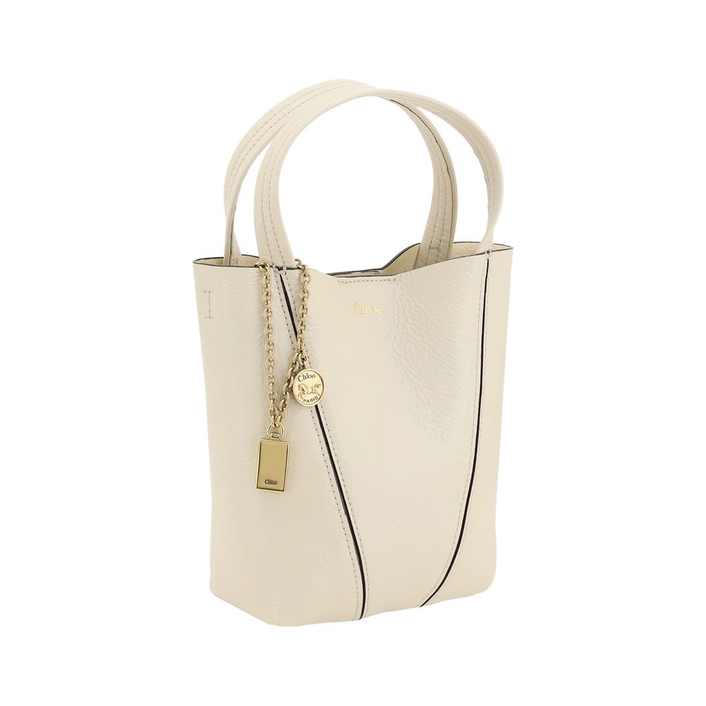 Front view with bag zipped and handles upright.