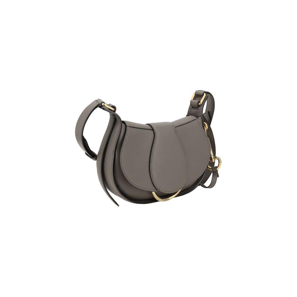 Front view with bag zipped and handles upright.