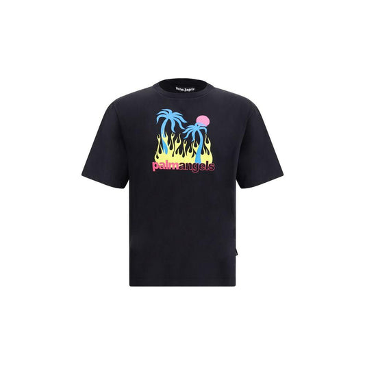Palm Angels Burning Oasi T-Shirt Palm Angels Black