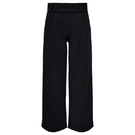 Jacqueline De Yong Black Polyester Jeans & Pant Jacqueline De Yong Black