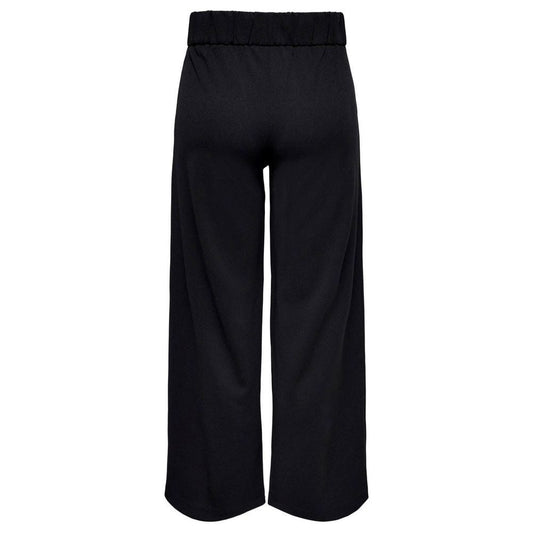 Jacqueline De Yong Black Polyester Jeans & Pant Jacqueline De Yong Black