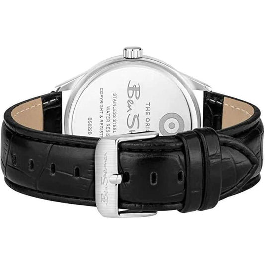 Ben Sherman Ben Sherman Black Leather Watch BSBS022BAC 1728,67434610848,Ben Sherman,Black,Men,New with tags,Watches,Watches for Men - Watches