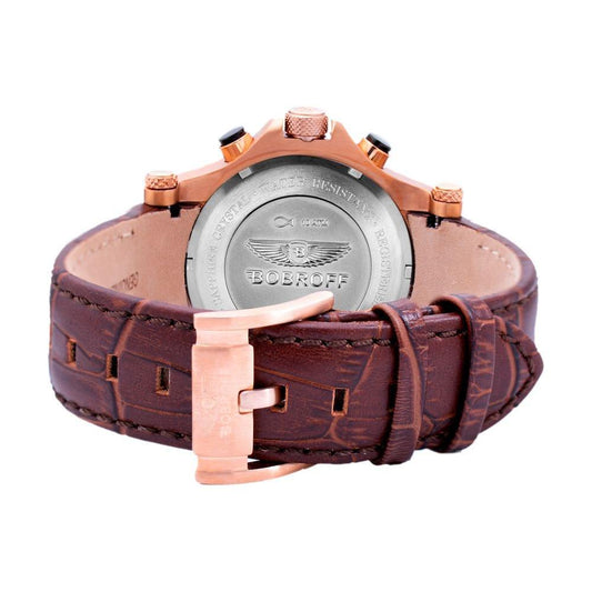 Bobroff Brown Leather Watch
