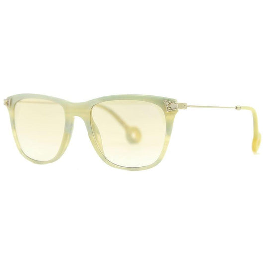 Hally&Son Gray Metal Sunglasses Hally&Son Antique White