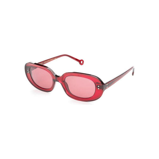 Hally&Son Burgundy Acetate Sunglasses Hally&Son Rosy Brown
