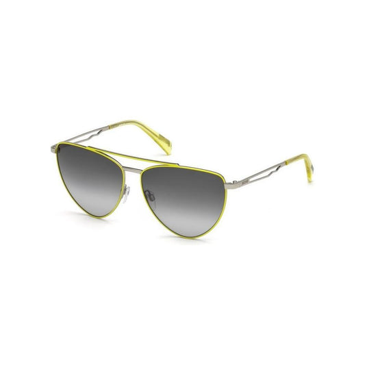 Just Cavalli Yellow Metal Sunglasses