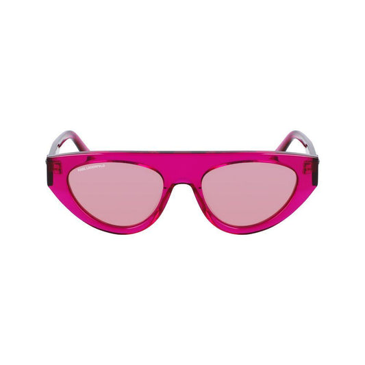 Karl Lagerfeld Pink Haircalf Sunglasses