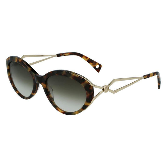 Lanvin Brown Haircalf Sunglasses