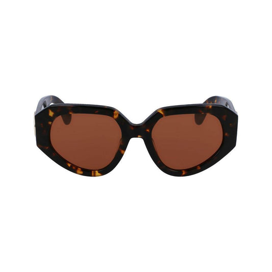 Lanvin Brown Haircalf Sunglasses
