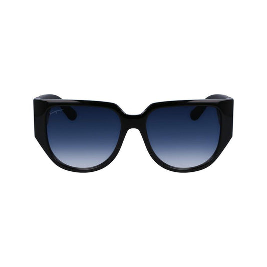 Ferragamo Black Bio Injected Sunglasses Ferragamo Dark Slate Gray