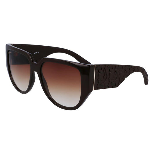 Ferragamo Brown Bio Injected Sunglasses Ferragamo Dark Gray