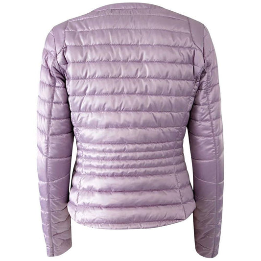 Yes Zee Purple Polyester Jackets & Coat