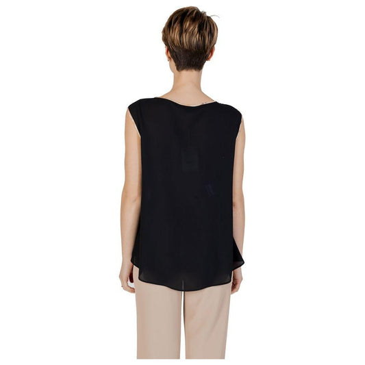 Alviero Martini Prima Classe Black Polyester Shirt